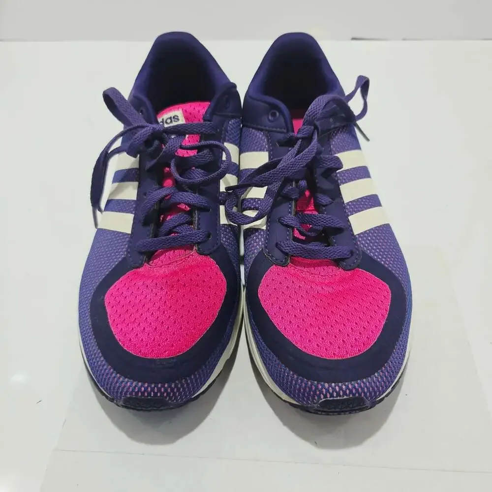 Adidas Cloudfoam Purple and Pink Women's Running Shoes Sneakers AW5151 Size 6